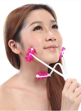 包邮达贺8158美脸按摩器滚轮式美脸夹面部紧致美下巴工具