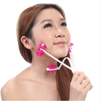 包邮达贺8158美脸按摩器滚轮式美脸夹面部紧致美下巴工具