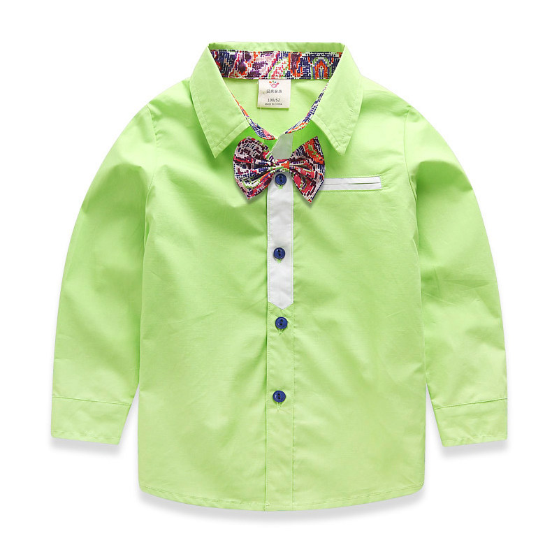 Chemise garcon à manche longue - Ref 2081918 Image 1