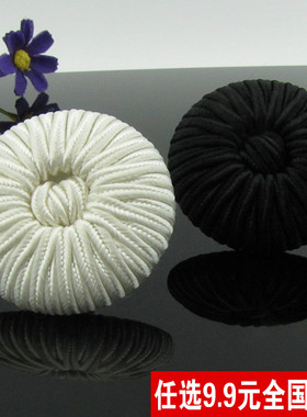 高档纯手工黑色白色纽扣扣子 女士大衣风衣外套包扣专卖