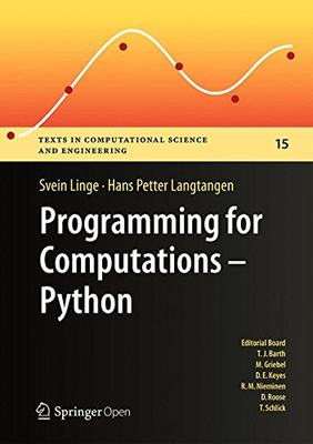 【预订】Programming for Computations - Pytho...