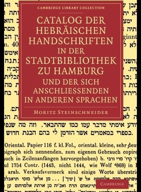 【预售】Catalog Der Hebraischen Handschriften