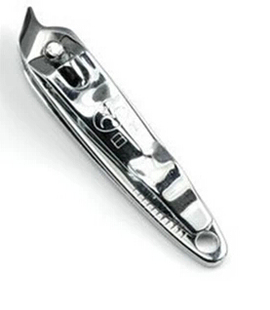 日美 不锈钢指甲钳剪刀 修甲美甲 斜口修甲刀 锋利人气  图案随机