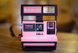 精彩 polaroid宝丽来600系MARY KAY玫琳凯版 一次成像拍立得