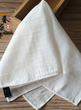 超柔品质手帕真丝纯棉全棉加大