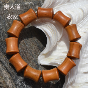 Vòng tay gỗ gụ tự nhiên chạm khắc Phật trái tim bằng gỗ gụ vòng tay vòng tay tràng hạt an ninh quá cảnh an ninh nam nữ người mẫu vòng tay bạc nam