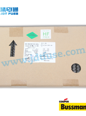Bussmann微型保险慢断SS-5-1.25A-AP方形250V1.25A集电通JFS1125