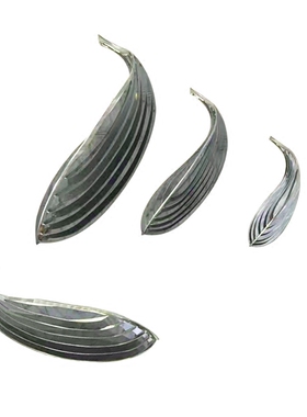 不锈钢户外抽象风水园林艺术品