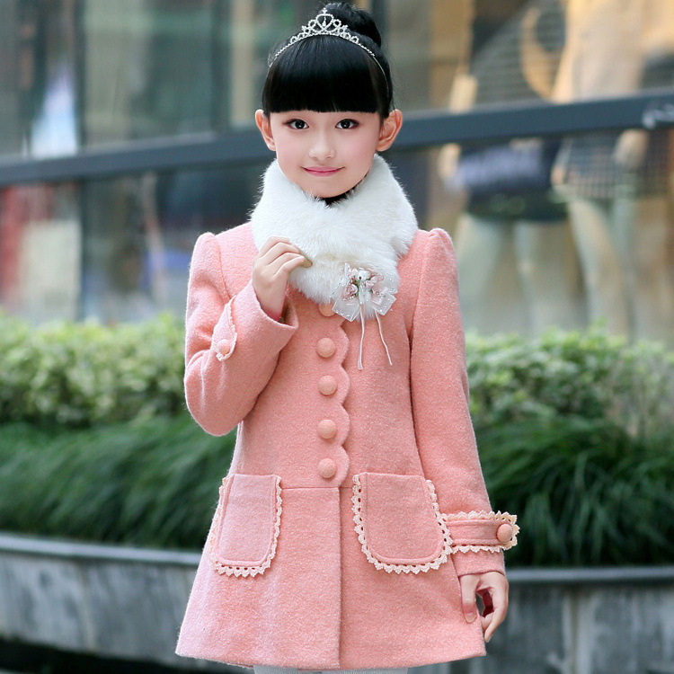 Manteau pour fille en laine - Ref 2162297 Image 1