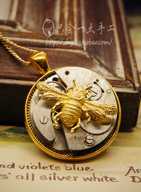 手工复古哥特朋克项链吊坠