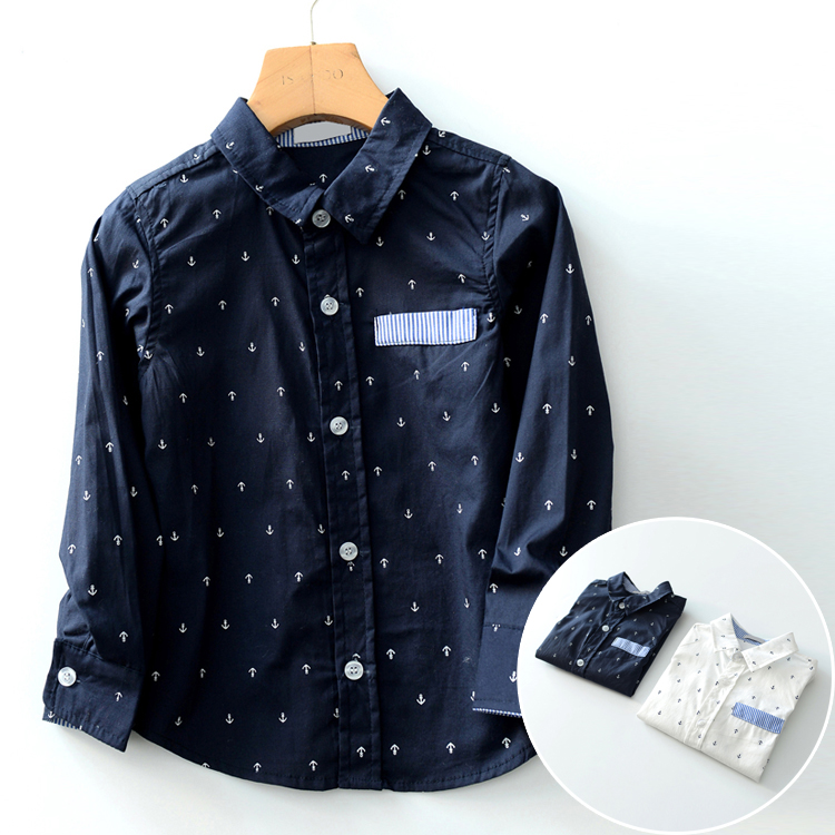 Chemise enfant à manche longue - Ref 2084351 Image 1