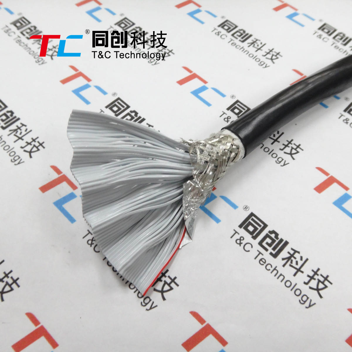 灰排线双屏蔽灰排线3M