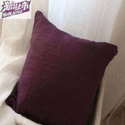 工厂出清 彩虹糖纯色亚麻滚边h拉链沙发靠垫床上抱枕套不含芯|msdalam kategori rumah Fabrik, bantal/bantal - dari Buy2taobao.com untuk memberikan perkhidmatan ejen Taobao profesional membeli