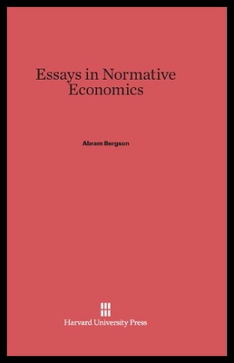 【预售】Essays in Normative Economics
