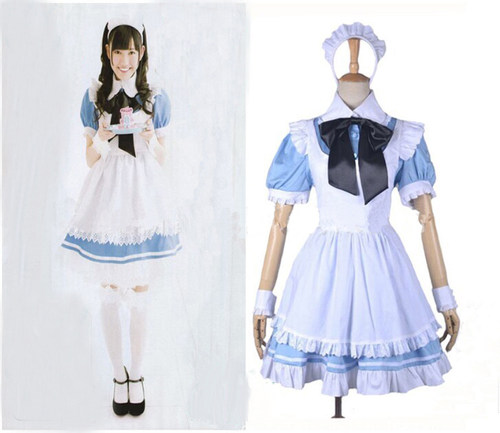 动漫渡边麻友女仆装