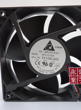 台达T410 T310风扇 AFC1212DE DELL P/N Y210M D380M R150 UG891