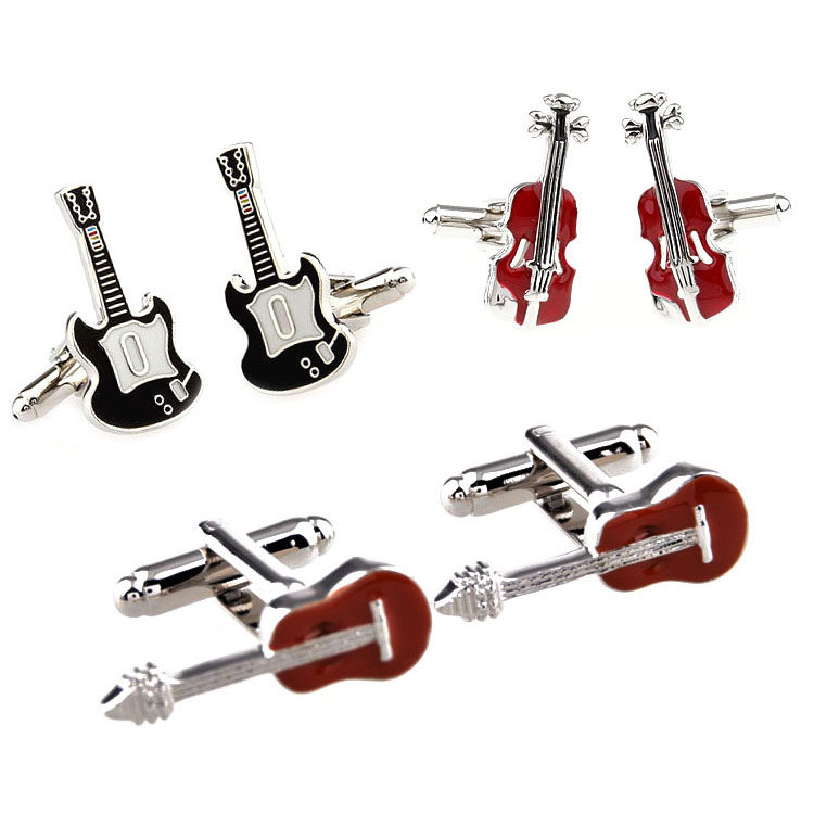 音乐系列黑色红色造型吉他袖扣 男士法式衬衣袖扣 男士袖扣,服饰配件/皮带/帽子/围巾,袖扣,淘宝优惠券,粉丝福利购,淘宝优惠卷