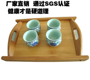 竹制茶具托盘茶盘 果盘 餐盘 纳物盘 大小号长方形正方形托盘