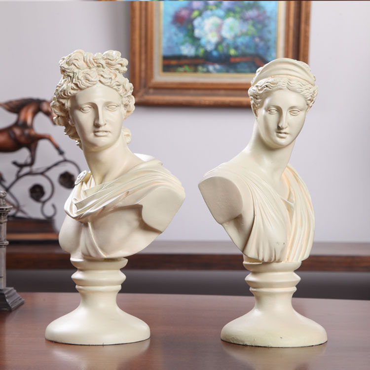 a living room European jewelry Decoration David plaster head portrait character Statuettes Art ornament Home Furnishing resin Entrancein the Home accessories , Decoration  category - from Buy2taobao.com to provide professional Taobao agent buy service