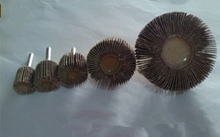 厂家直销带柄页轮砂布磨头抛光百千叶片6毫米柄其他机械五金新