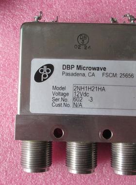 ducommun 2NH1H21HA DC-14GHz 12V 3000W N SPDT 高功率同轴开关