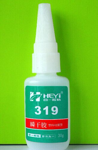 强力塑料胶水 PVC亚克力 有机玻璃 ABS胶粘合剂 30G HY-319ABS胶