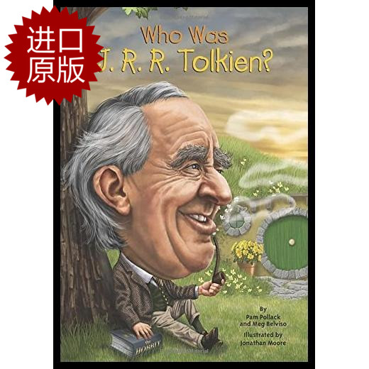 英文原版 托尔金是谁?魔戒霍比特人作者 Who Was J.R.R. Tolkien? 中小学生读物 Who Was/Is 系列 进口原版 人物传记