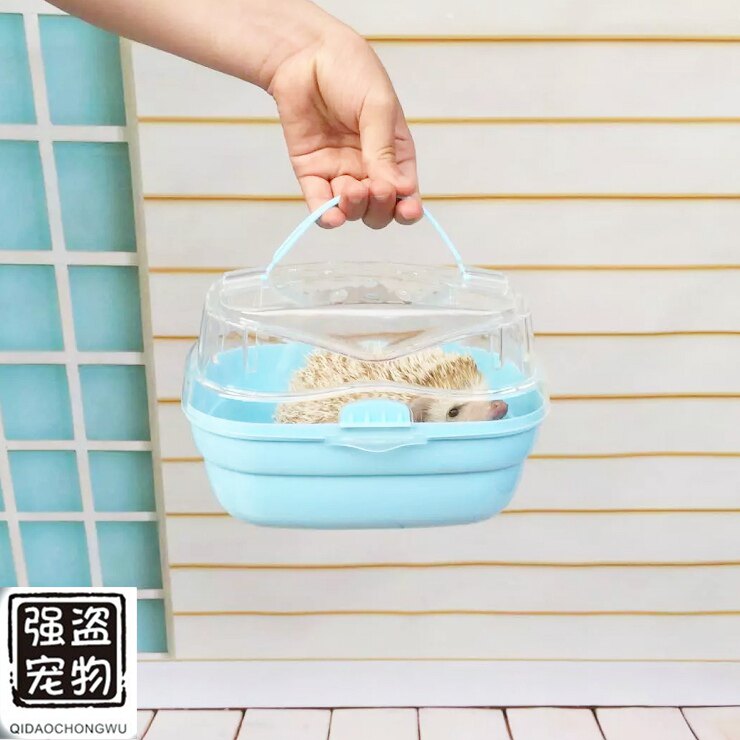 强盗宠物豚鼠荷兰猪刺猬外出盒花枝鼠仓鼠鹦鹉鸟类手提外出运输盒