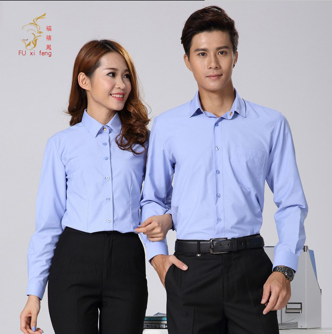 商务正装加大码工作服定制logo