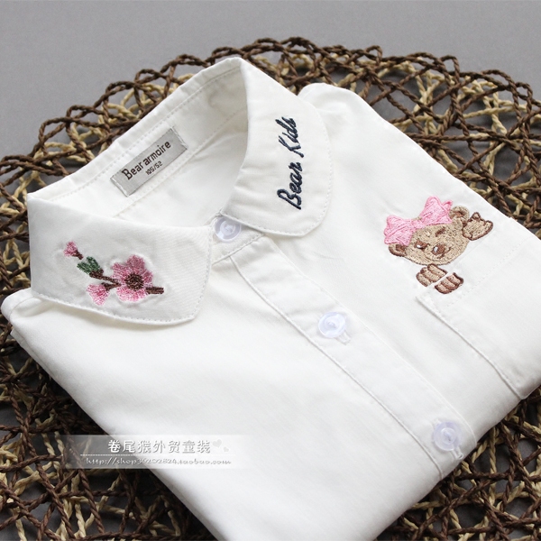 Chemise fille à manche longue - Ref 2084560 Image 1