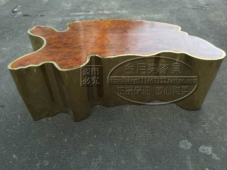 后现代异形茶几不锈钢香槟金茶桌时尚实木树根沙发几欧式咖啡桌子|ruв категории жилой мебели, несколько видов, чайный столик - от Buy2taobao.com для оказания профессиональной услуги покупки агента Taobao