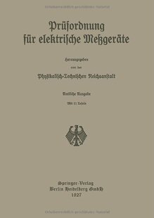 【预订】Prufordnung Fur Elektrische Messgerate