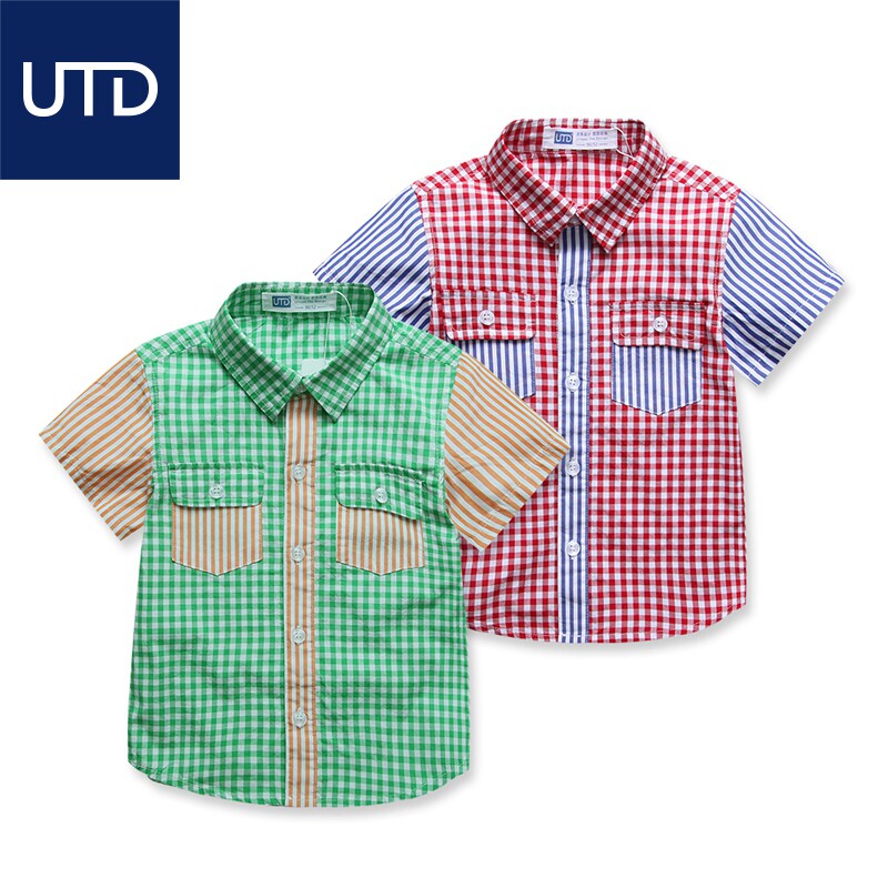 Chemise garcon à manche courte - Ref 2077494 Image 1