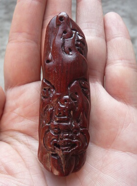 手把件木雕挂饰貔貅工艺品