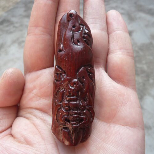 手把件木雕挂饰貔貅工艺品