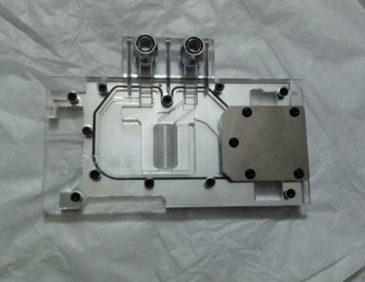 r9 280 280x hd7970 7950 公版全覆盖 显卡水冷头 喷射头 微水道