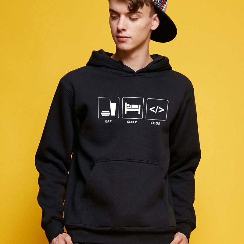 红睡觉编程程序猿连帽吃饭IT极客