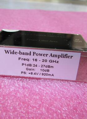 美国进口 16-20GHz 24-27dBm SMA 射频微波中功率放大器