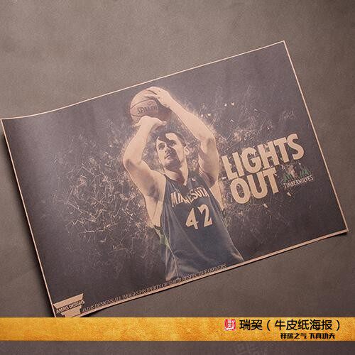 凯文乐福海报新狼王KevinLove骑士队NBA宿舍装饰画定制Cavaliers