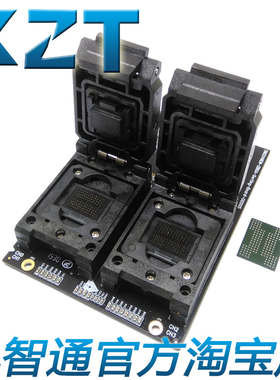 BGA152/132一拖二双面弹测试夹具 SATA接口测试治具 BGA152测试座