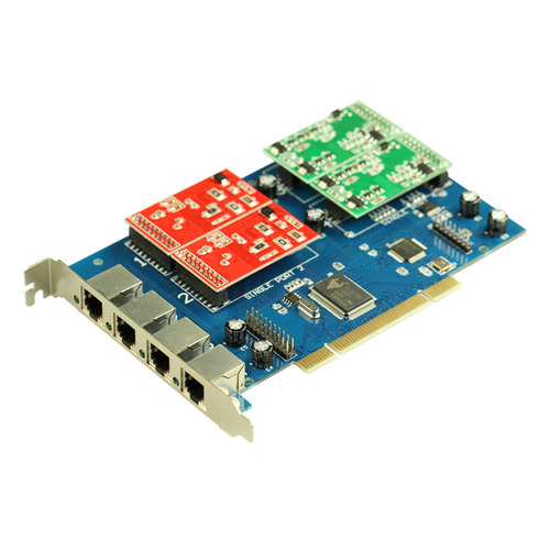 深简捷TDM410P 4路模拟卡Asterisk语音卡2FXO+2FXS两外两内电话卡PCI接口DAHDI驱动Linux使用CentOS - 封面