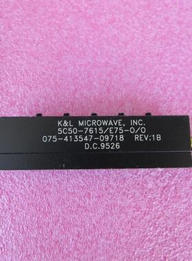 K&L 5C50-7615/E75-0/0  7.615GHz SMA母 射频微波同轴带通滤波器