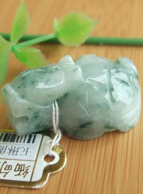 94411玉琳阁 缅甸玉 实拍图天然A货翡翠玉大龙头款龙龟龙头龟吊坠