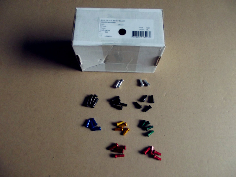 DT 铝辐条帽 14G 15G 12MM 14MM 16MM 黑色 银色