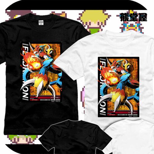数码宝贝数码暴龙digimon烈焰龙兽烈焰兽本宫大辅衣服T恤短袖