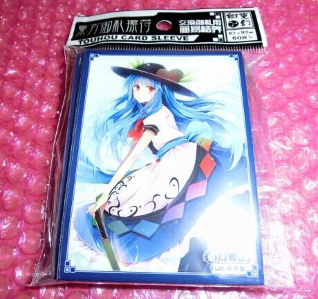 【蓝海卡牌】东方Project御札擦符(比那名居天子)卡套(67*92)