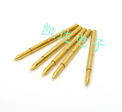 镀金头测试针PA125-B（直上尖头）2.0mm测试针  探针 弹簧顶针