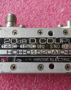HRS HDH-01520AID-H 1.452-1.512GHz 20dB SMA 同轴定向耦合器