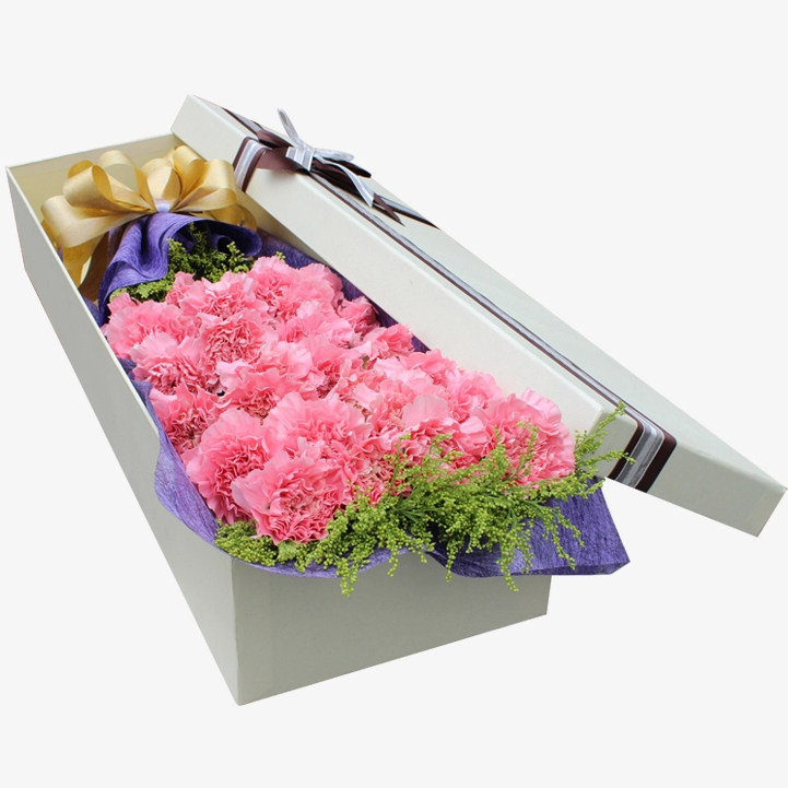 康乃馨鲜花礼盒生日订花北京上海