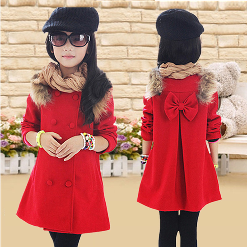 Manteau pour fille en cachemire - Ref 2162158 Image 1